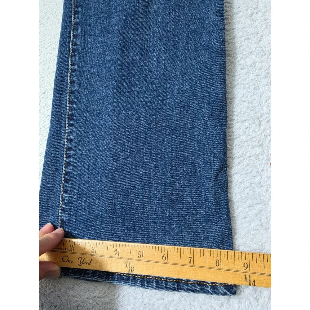 Levi 501 Original Mens 40/32 Jeans Blue Stretch Straight Leg Button Fly Denim